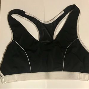 EUC Marika Black/White Seamless Sports Bra-Large